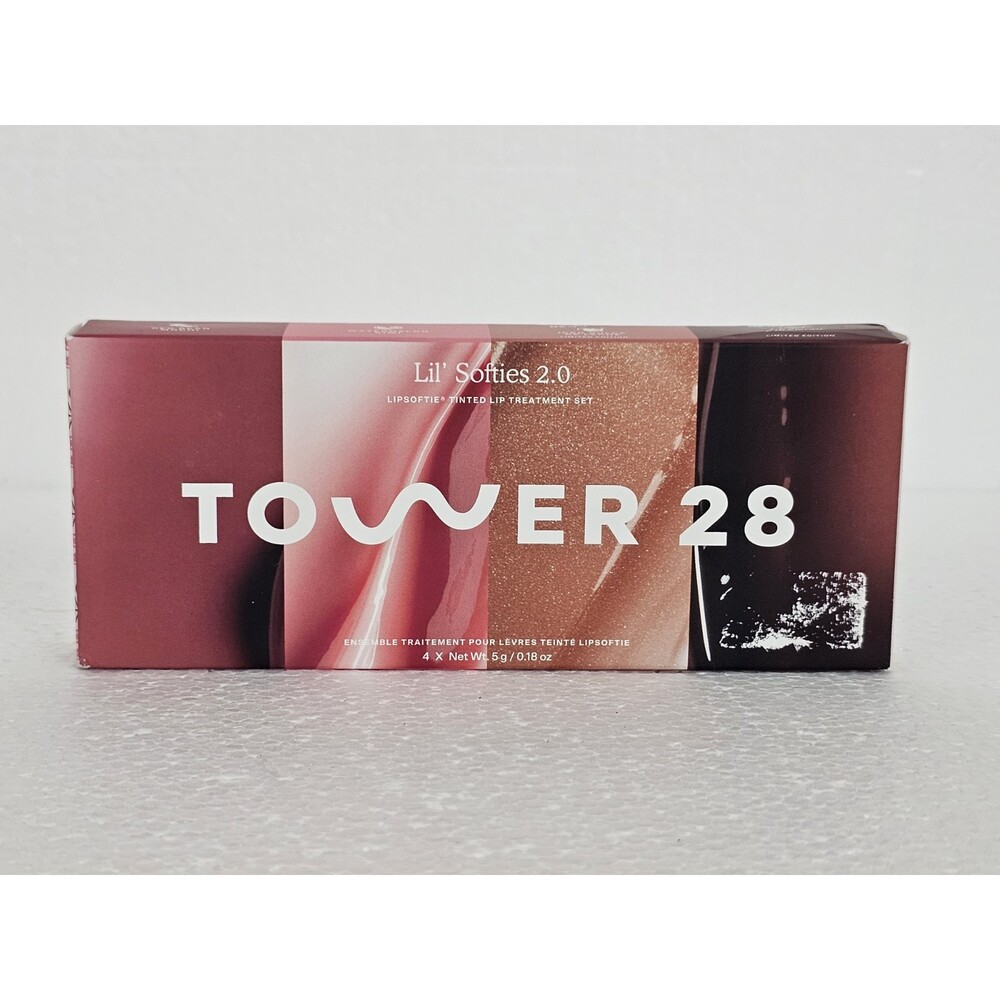 Tower 28 Lil Softies 2.0 Tinted LipSoftie 4pc Mini Set 2025 Ltd Ed ••BNIB••🎁